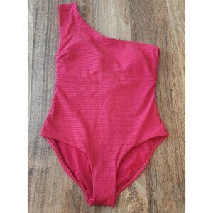 Sea Level Swim Messina One Piece Swimsuit Womens 14 US 10 Wide Strap Diagonal